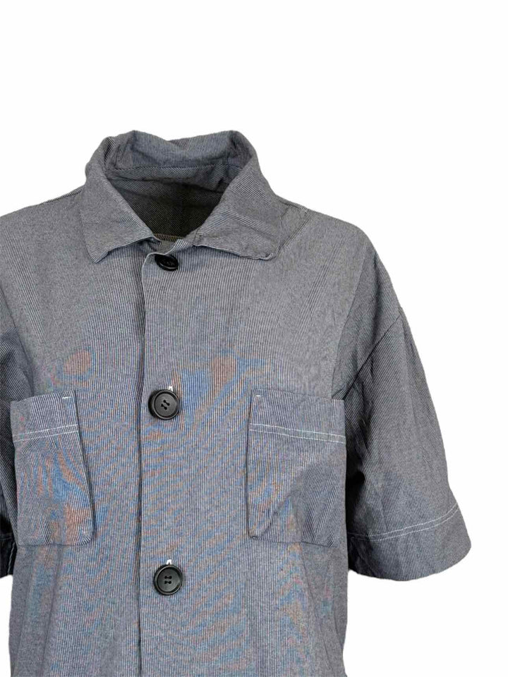 Y's Size 2 Pinstripe Button-Up Dress