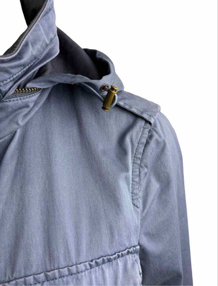 Burberry Brit Size 6 Cotton Blend Hooded Cargo Jacket