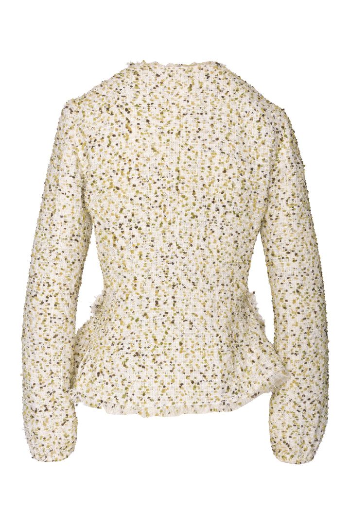 Giambattista Valli Size XS Tweed Peplum Jacket