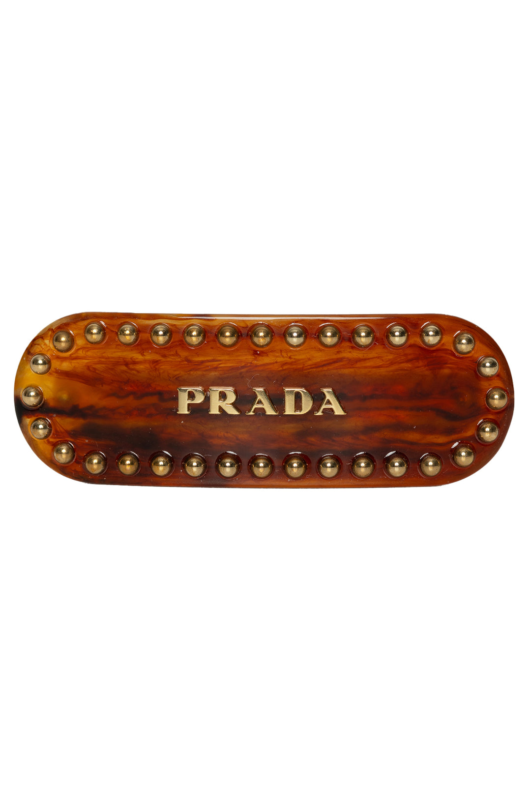 Prada Plex Studded Hair Clip