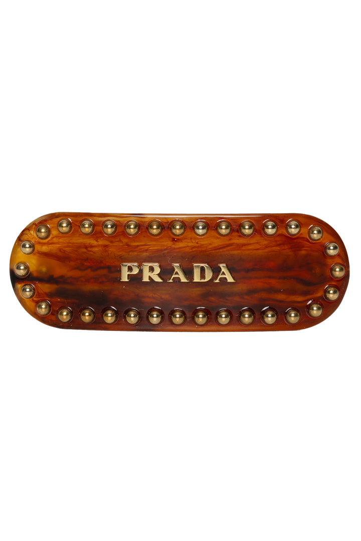 Prada Plex Studded Hair Clip