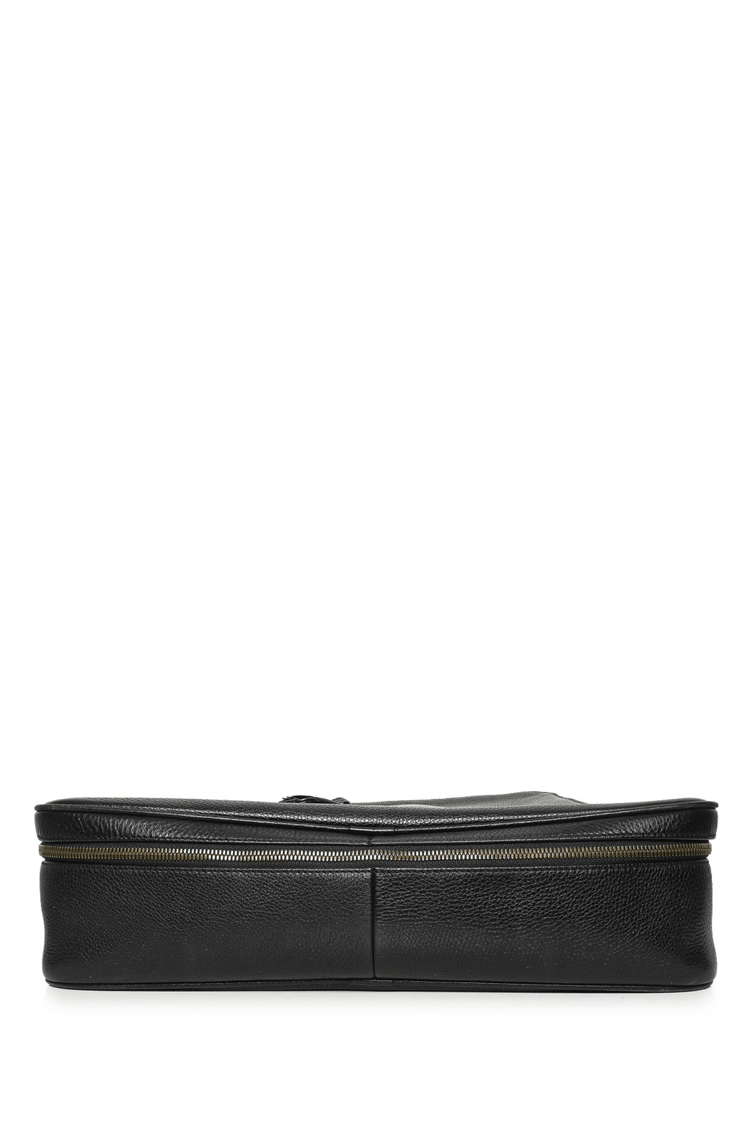 Gucci Pebbled Leather Bamboo Top Handle Suitcase Travel Bag