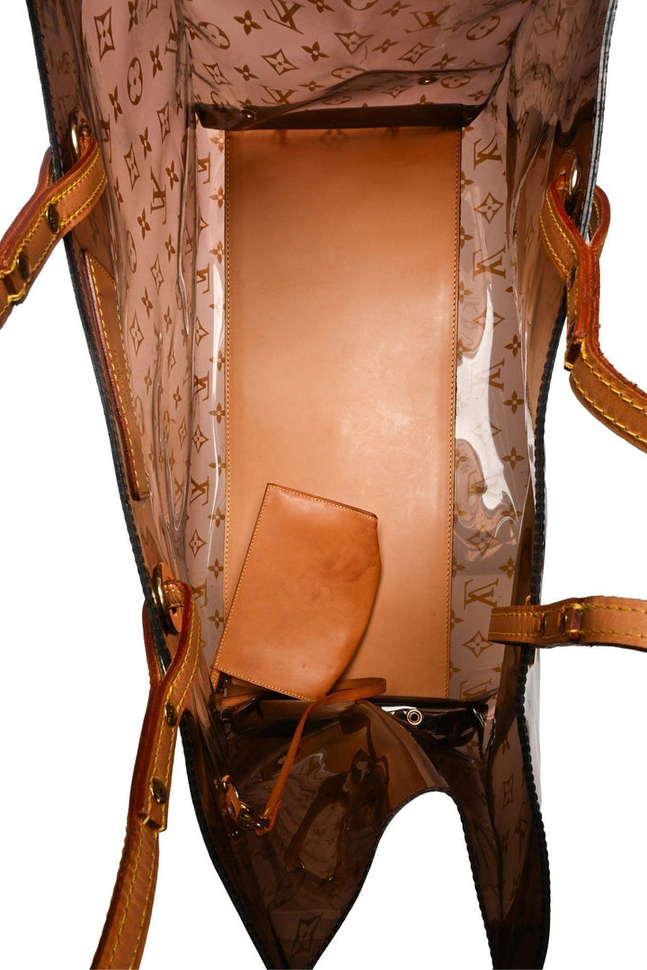Louis Vuitton 2000 Limited Edition Monogram Vinyl Ambre Cruise Tote