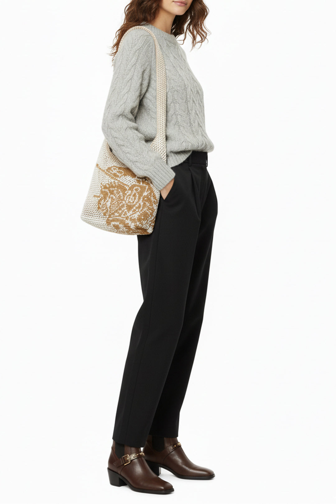 Burberry Small EKD Crochet Bag