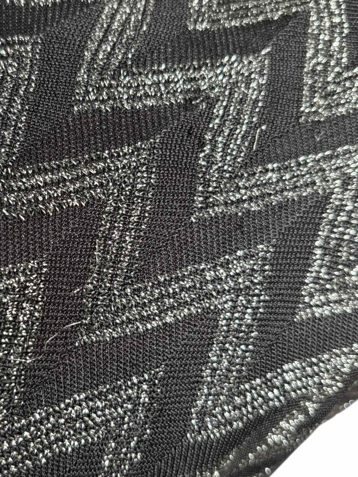 Missoni Metallic Chevron Pattern Size 48 Coat