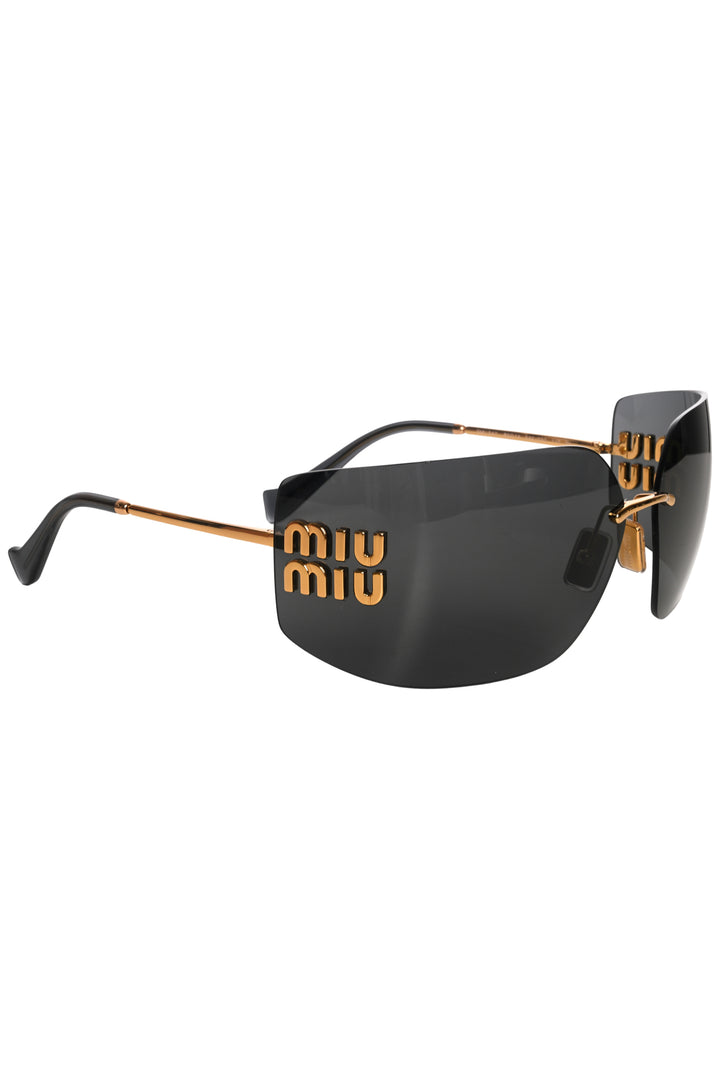 Miu Miu Aube Logo Sunglasses