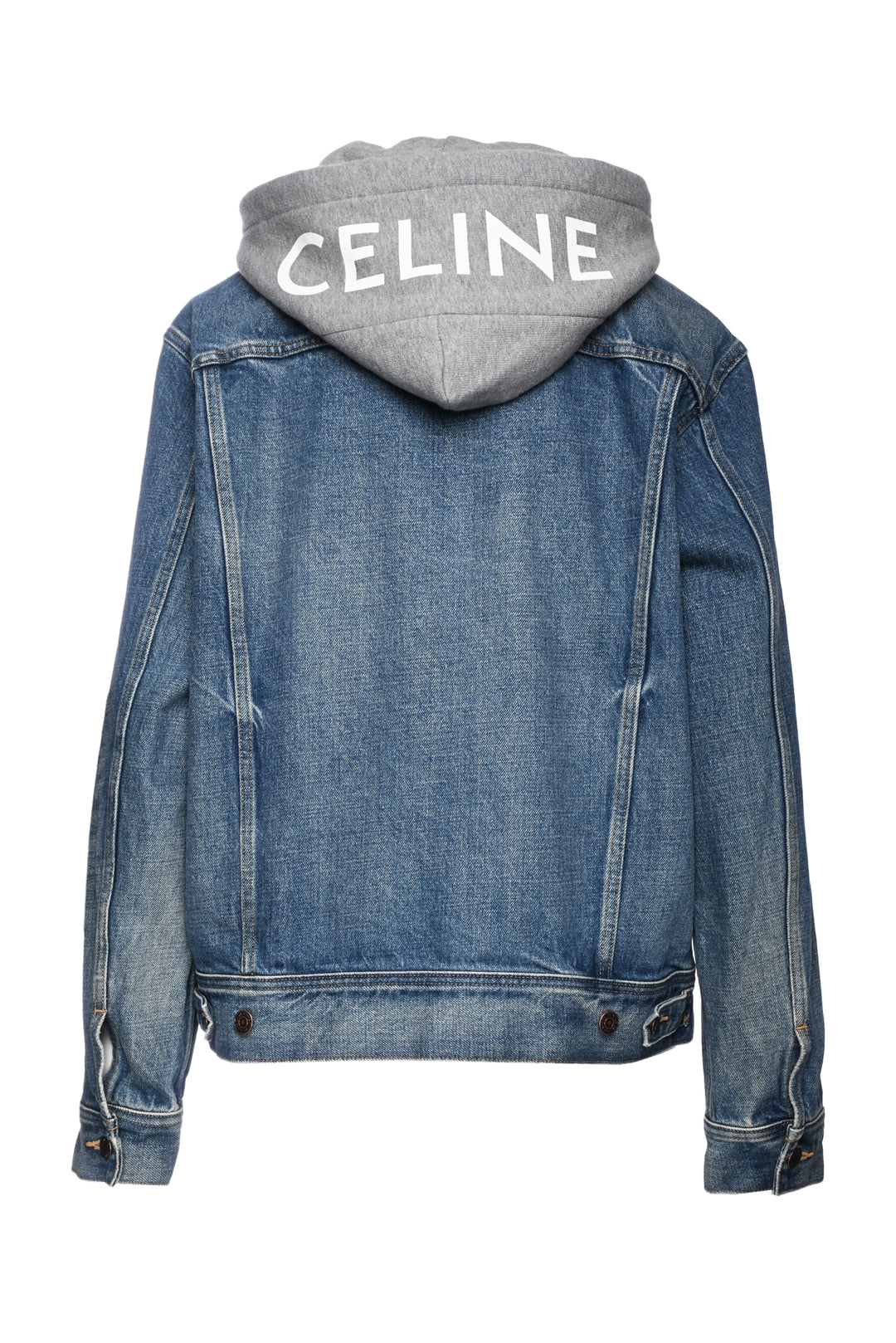 Celine Size M Hooded Denim Jacket