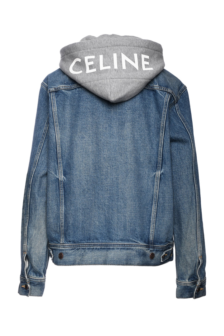 Celine Size M Hooded Denim Jacket