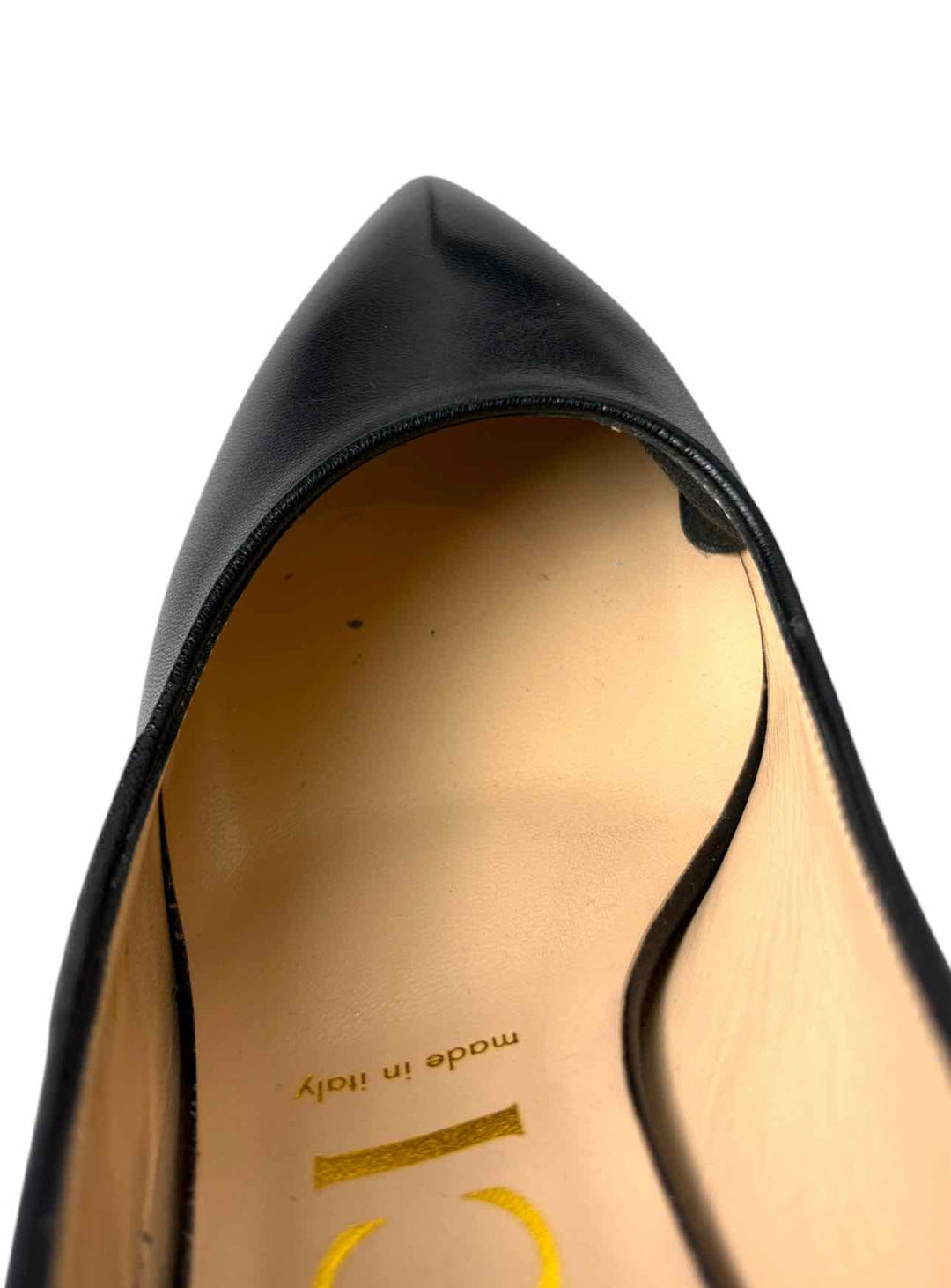 Gucci Size 38 Sylvie Web Embroidered Bee Leather Slingback Pumps