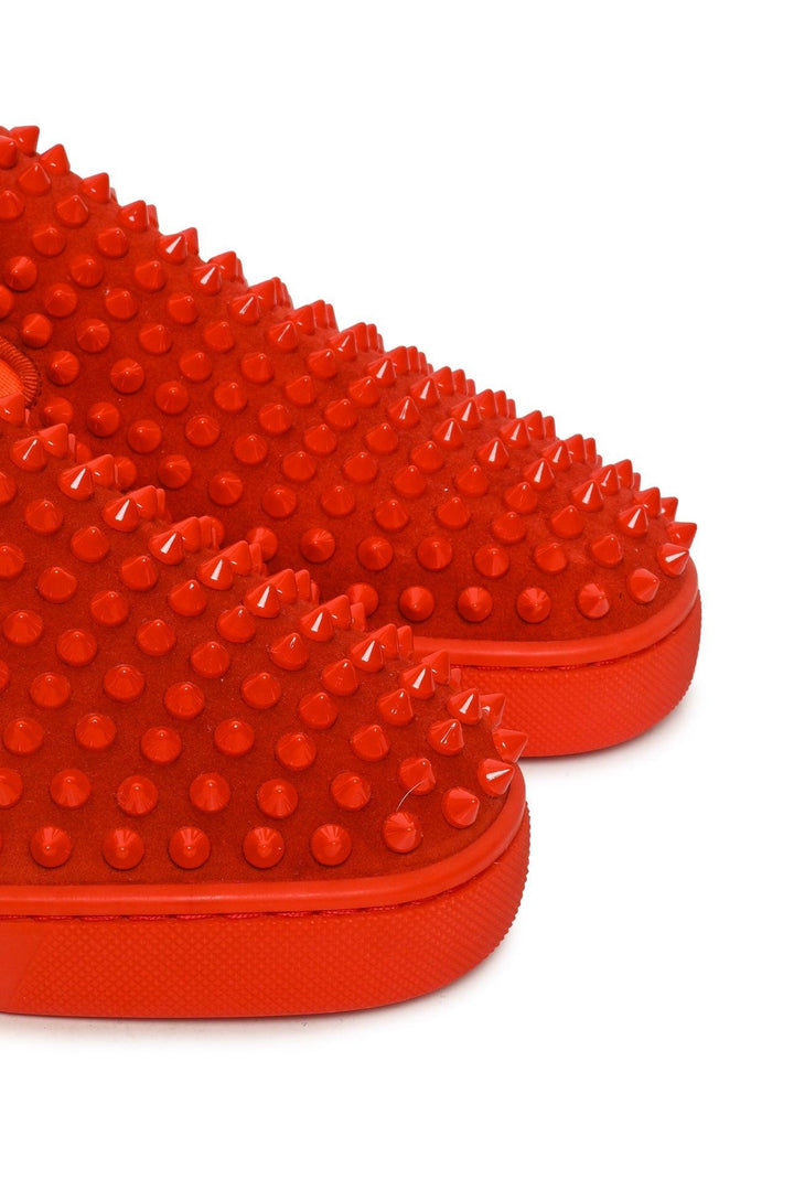 Mens Shoe Size 40.5 Christian Louboutin Men's Roller Boat Spikes Sneakers
