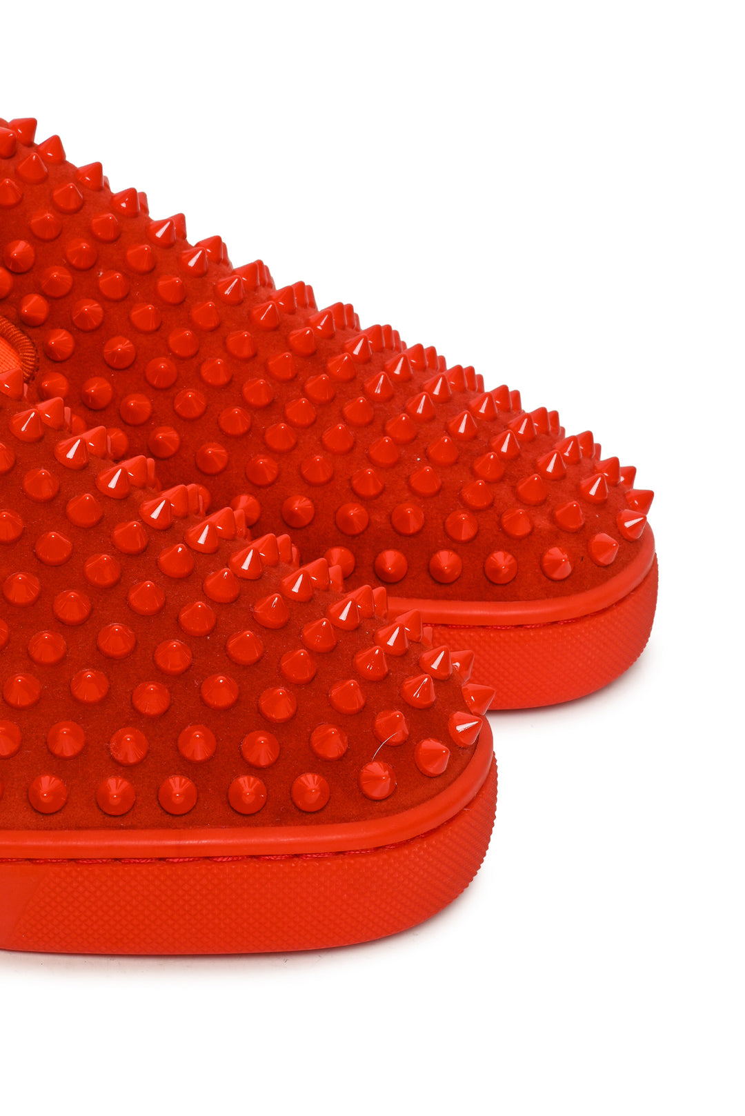 Mens Shoe Size 40.5 Christian Louboutin Men's Roller Boat Spikes Sneakers