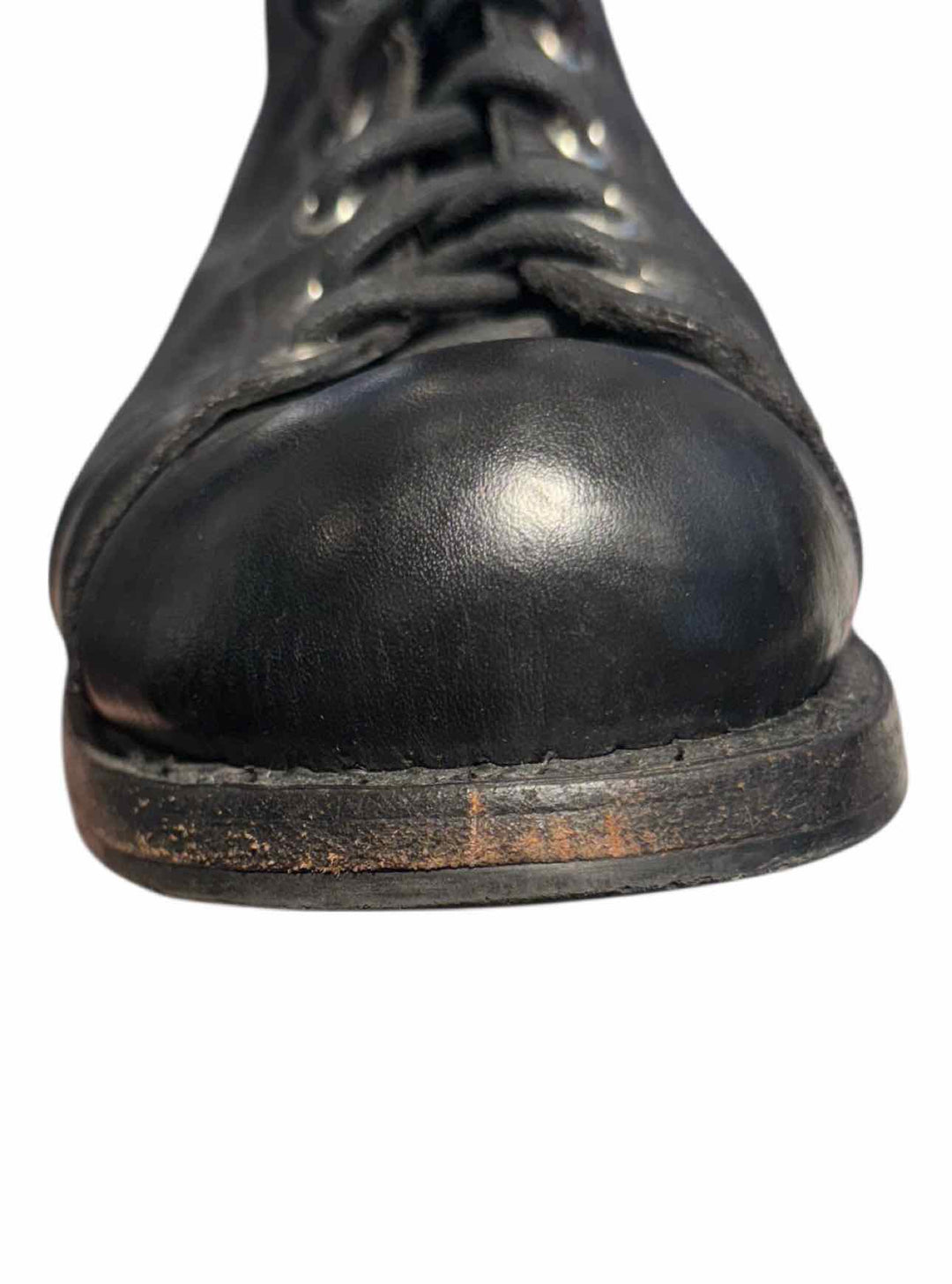 Fluevog Size 9 Ricard Leather Lace-up Ankle Boots