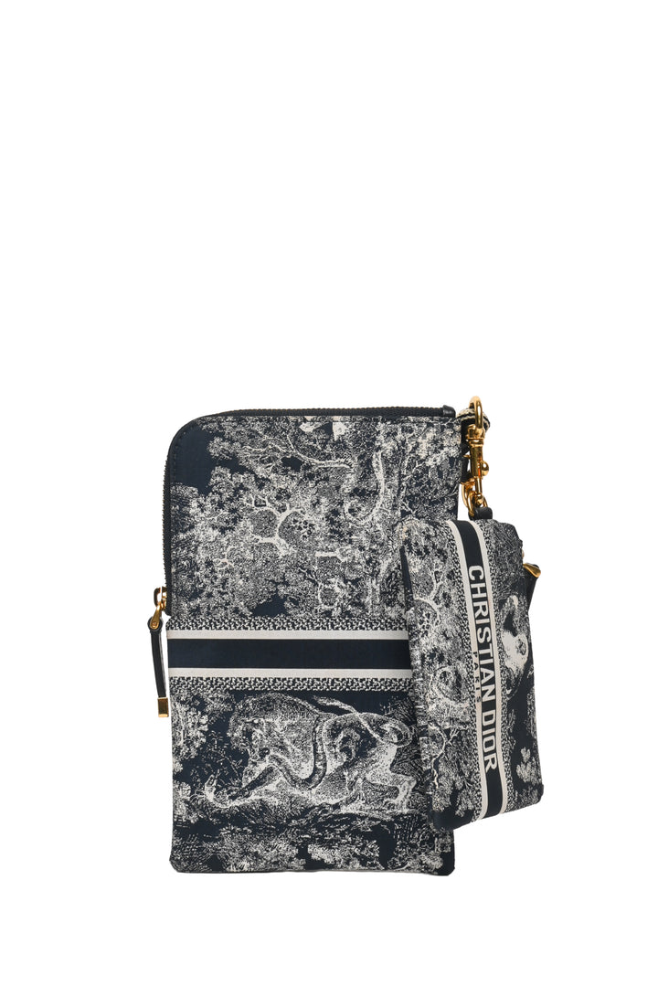 Dior Travel Multifunctional Toile De Jouy Pouch Crossbody