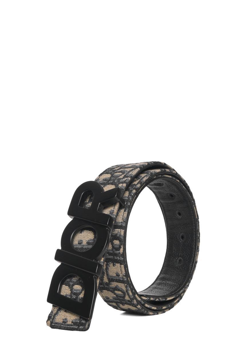 Dior Size XL Oblique & Leather Reversible Men's Belt