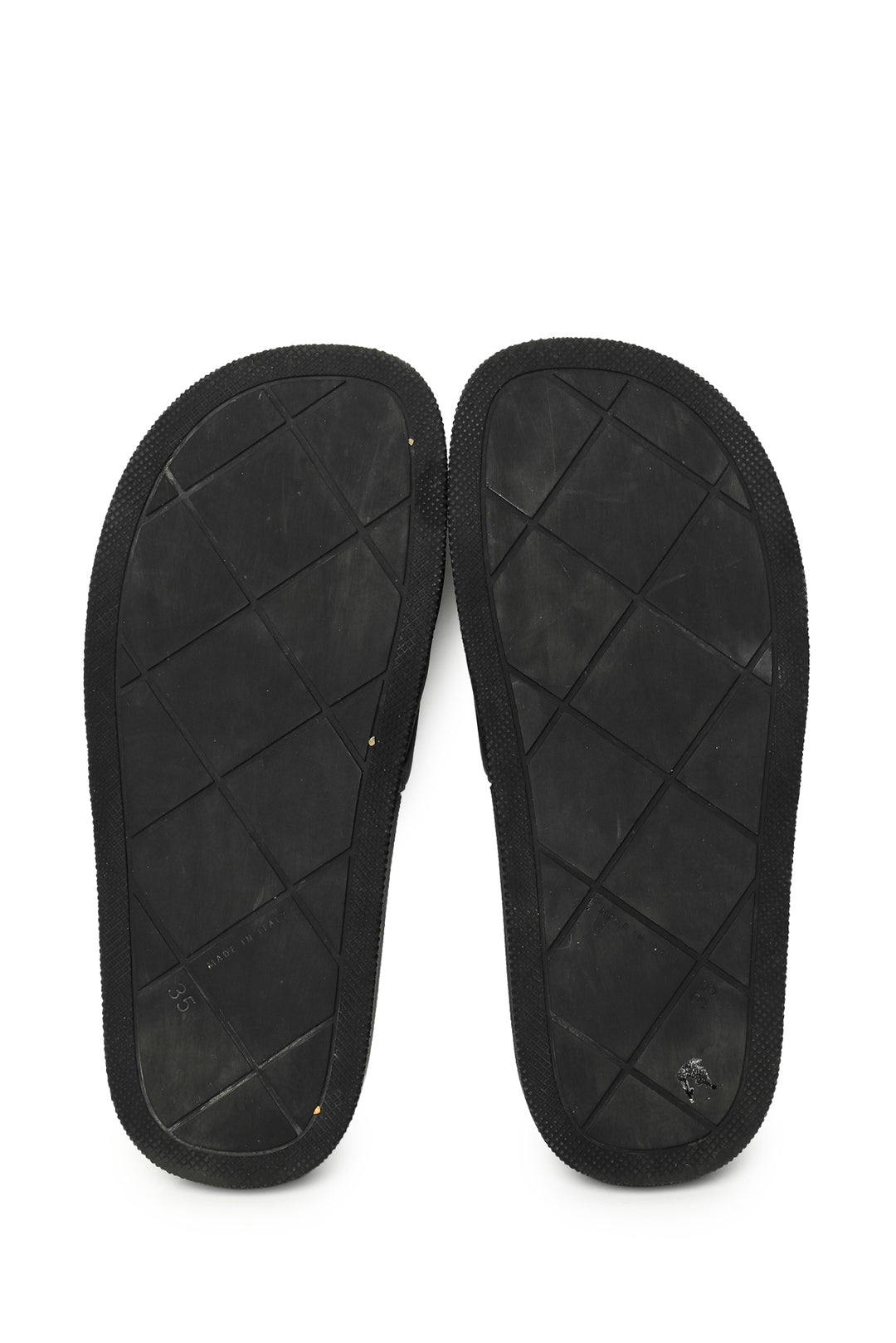 Bottega Veneta Size 35 Quilted Slide Sandals