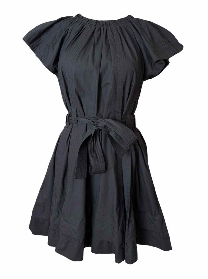 Ulla Johnson Size 6 Gathered Cotton Halter Dress