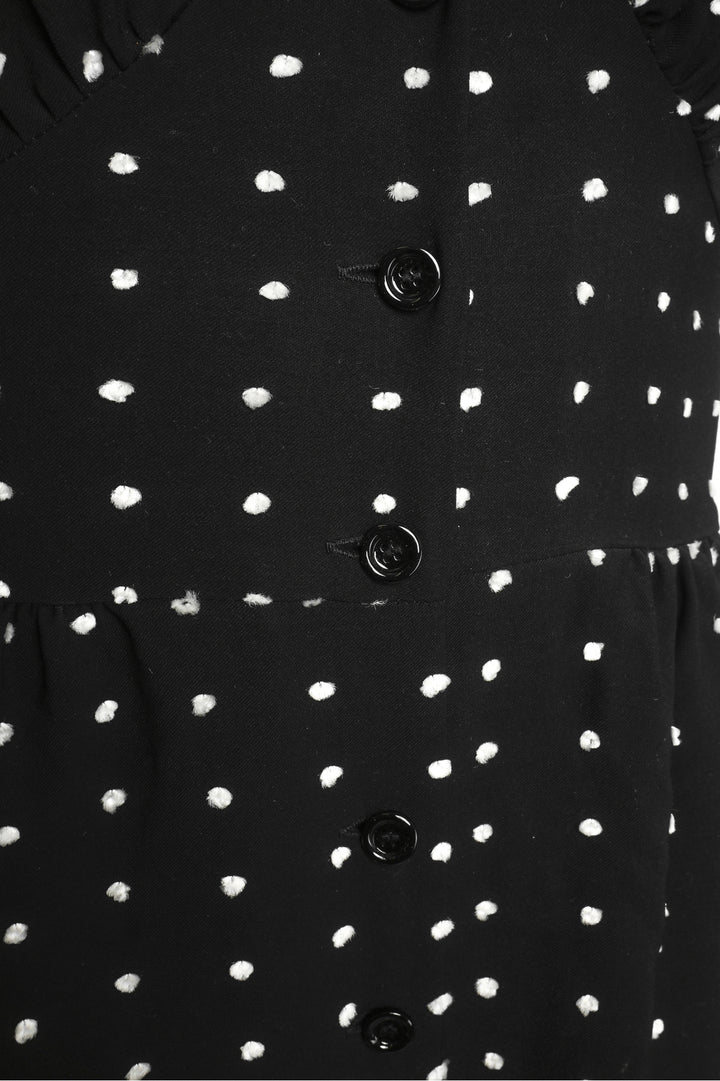 maje Size 36 Irandi Polka Dot Playsuit