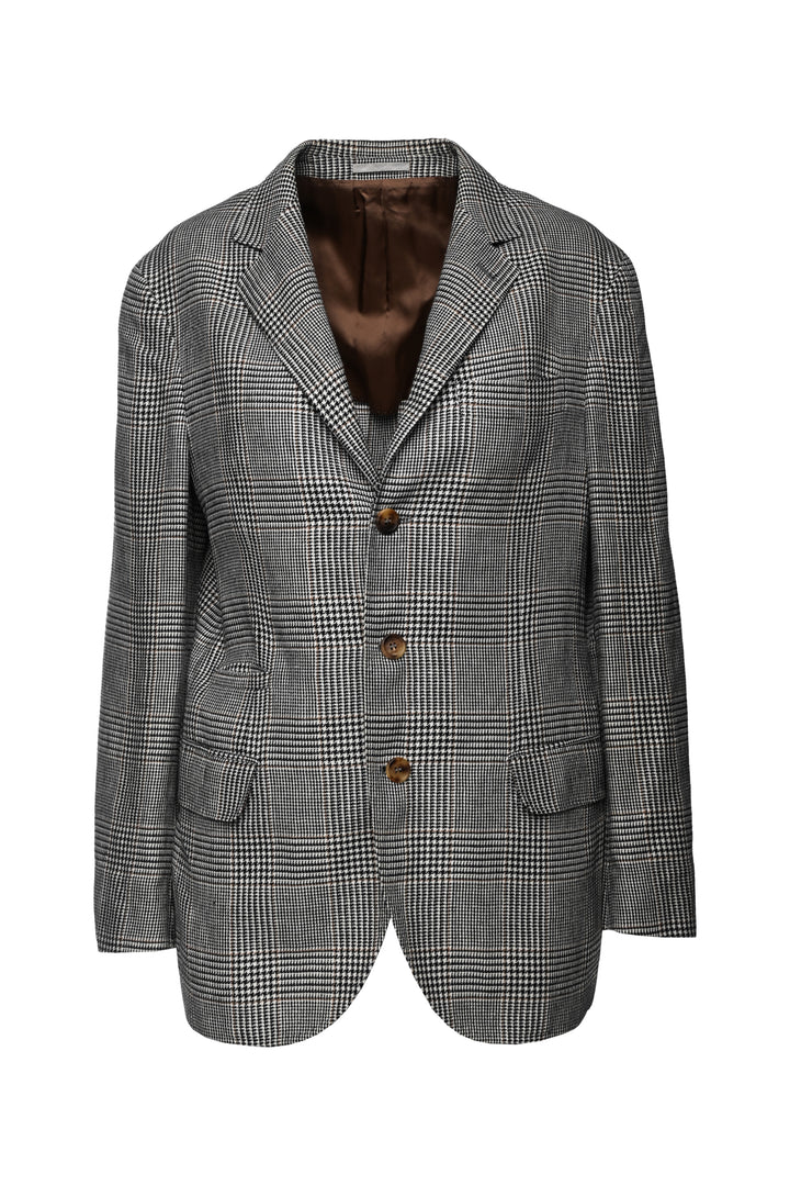 Brunello Cucinelli Size 34 Men's Single Breasted Linen, Wool & Silk Blazer