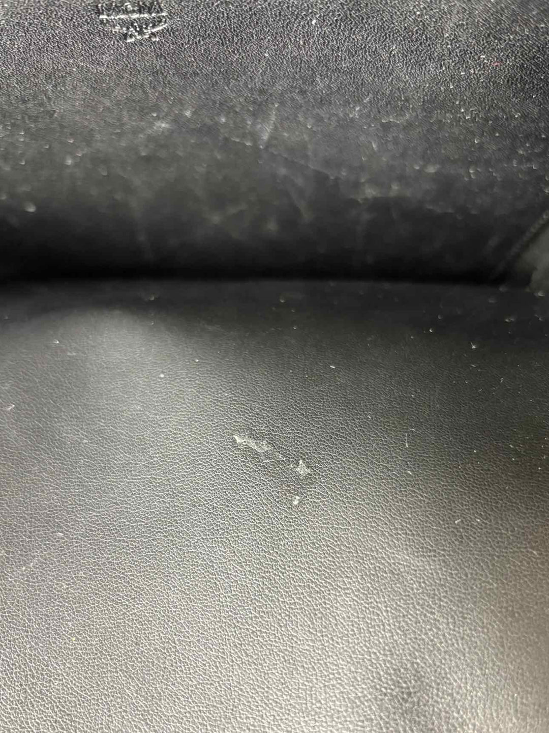 MCM Red Logo Leather BackPack