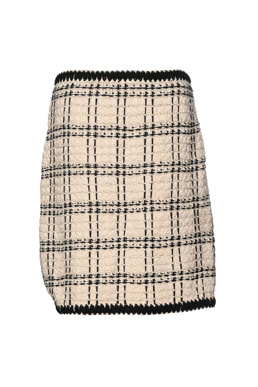 Tory Burch Size L Tweed Mini Skirt