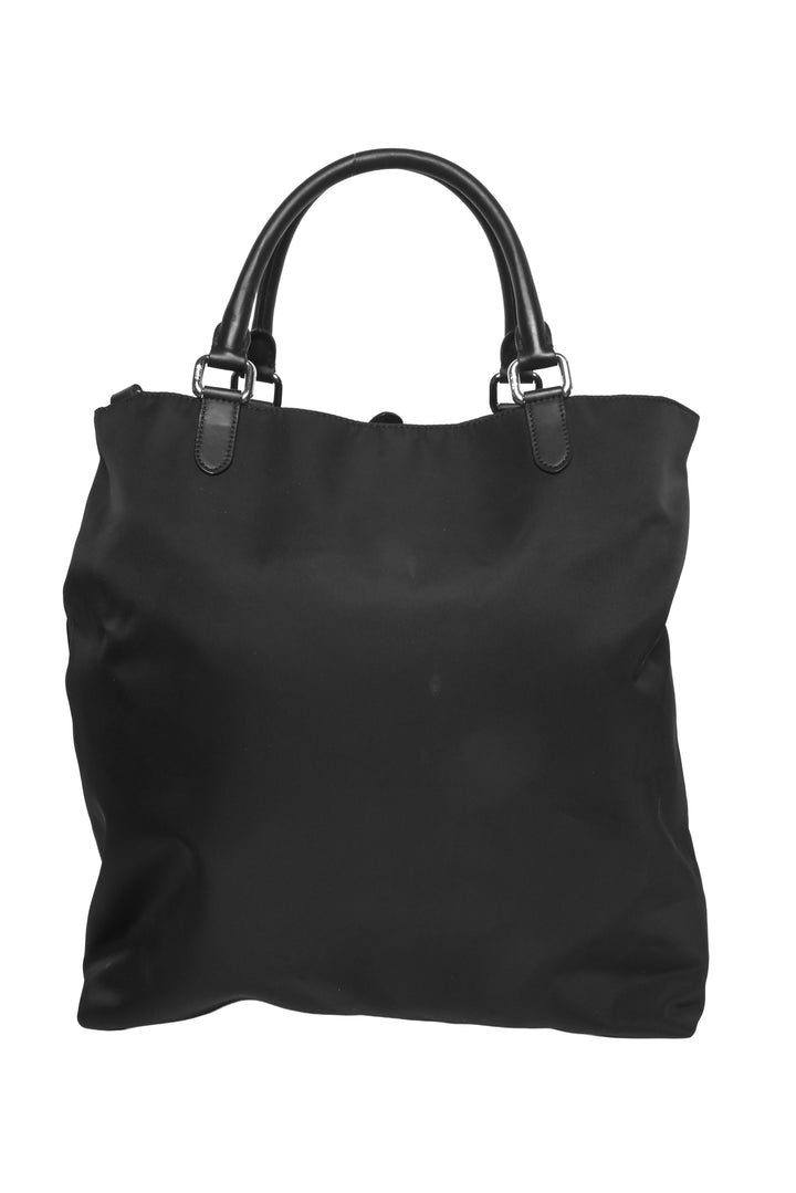 Fendi Men's Diabolic Eyes Nylon & Leather Tote