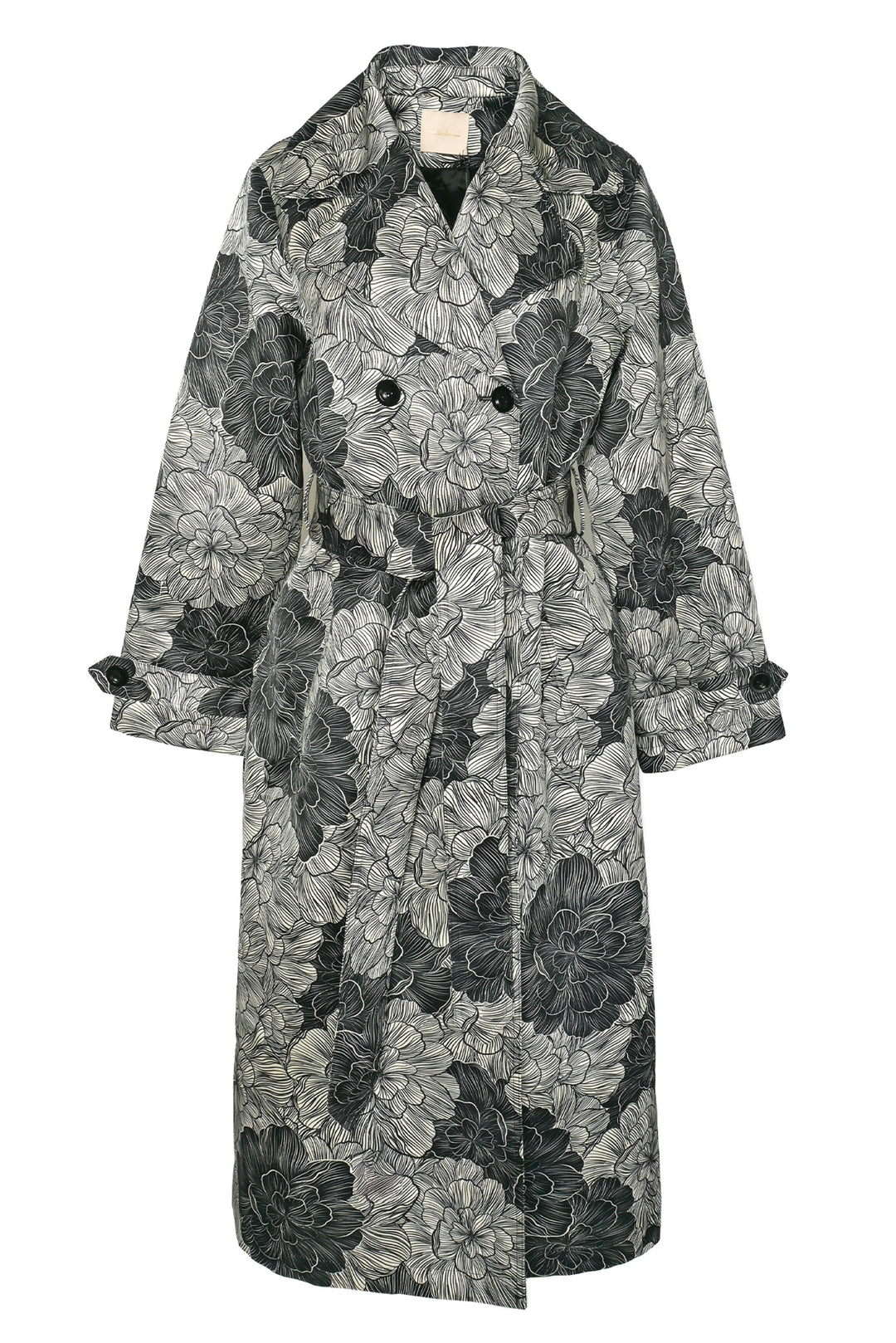 Vilshenko Size M Harper Satin Trench Coat