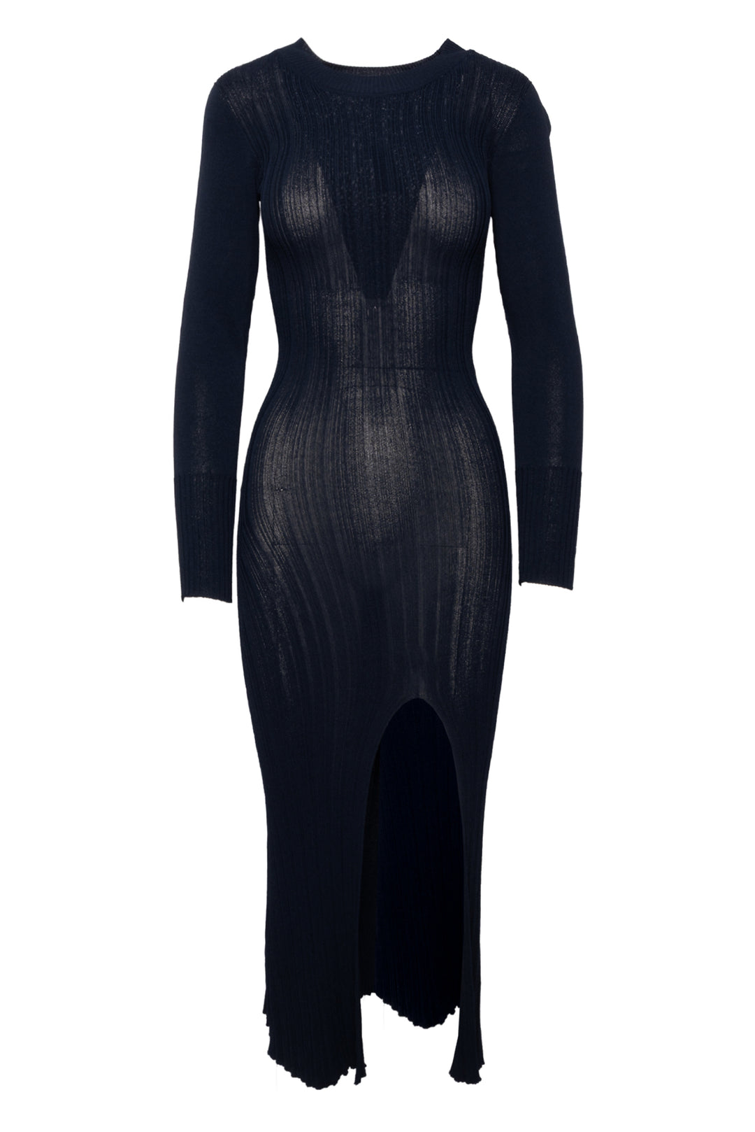 Jacquemus Size 36 La Robe Lovetta Knitted Midi Dress