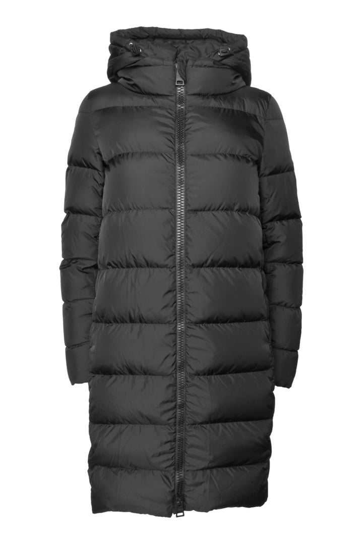 Herno Size 40 Mid-Length Quilted Down Coat