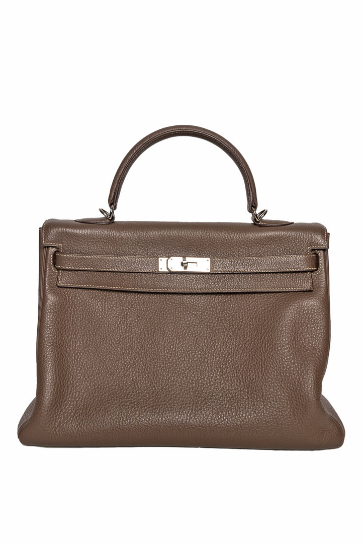 Hermes 2010 Etoupe Togo Kelly Retourne 35