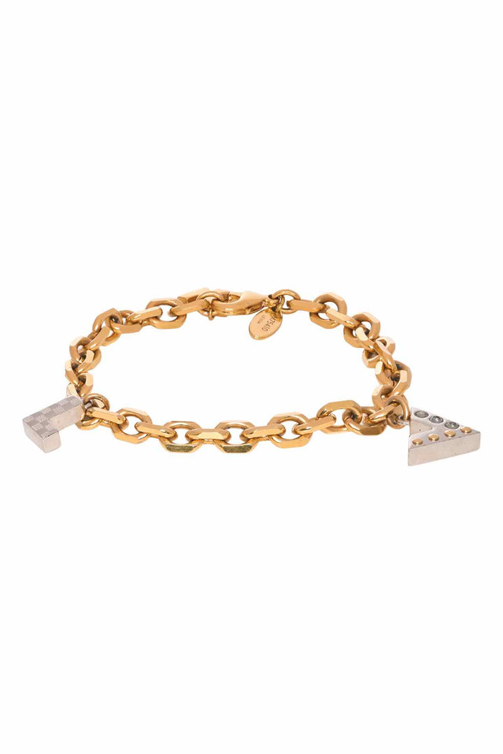 Louis Vuitton Two Tone Love Letter Timeless Bracelet