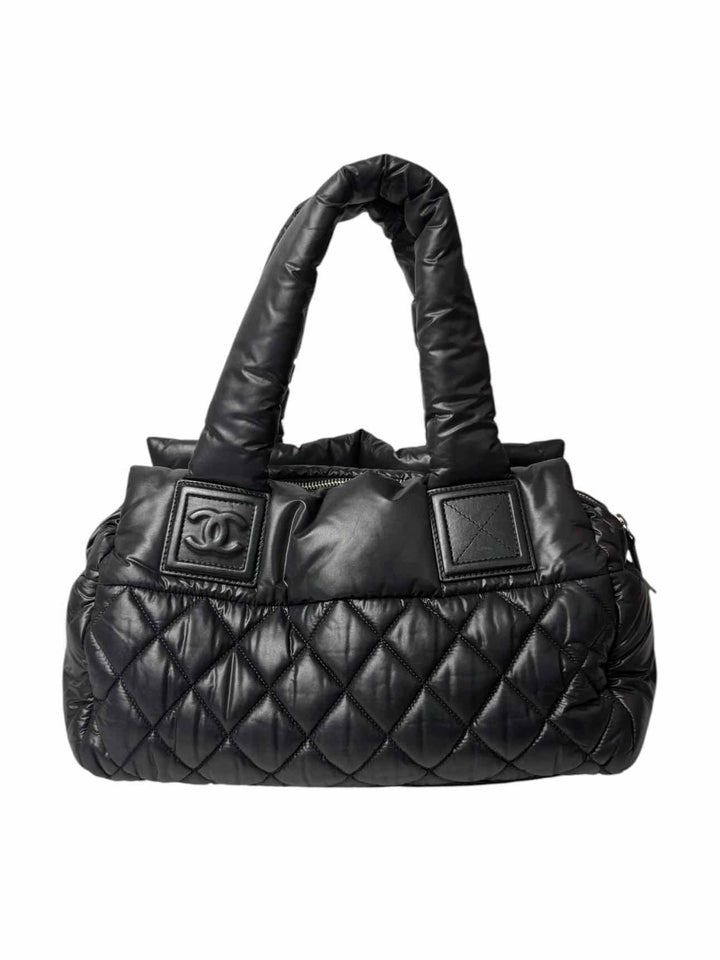 Chanel Karl Lagerfeld Sport Coco Cocoon CC Logo Nylon Tote Purse