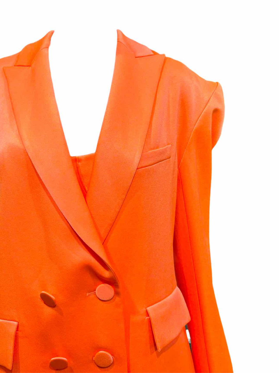 Alex Perry Size 12 Oversized Double Breasted Neon Suit