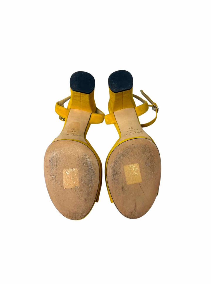 Jimmy Choo Size 37 Platform Suede Sandals