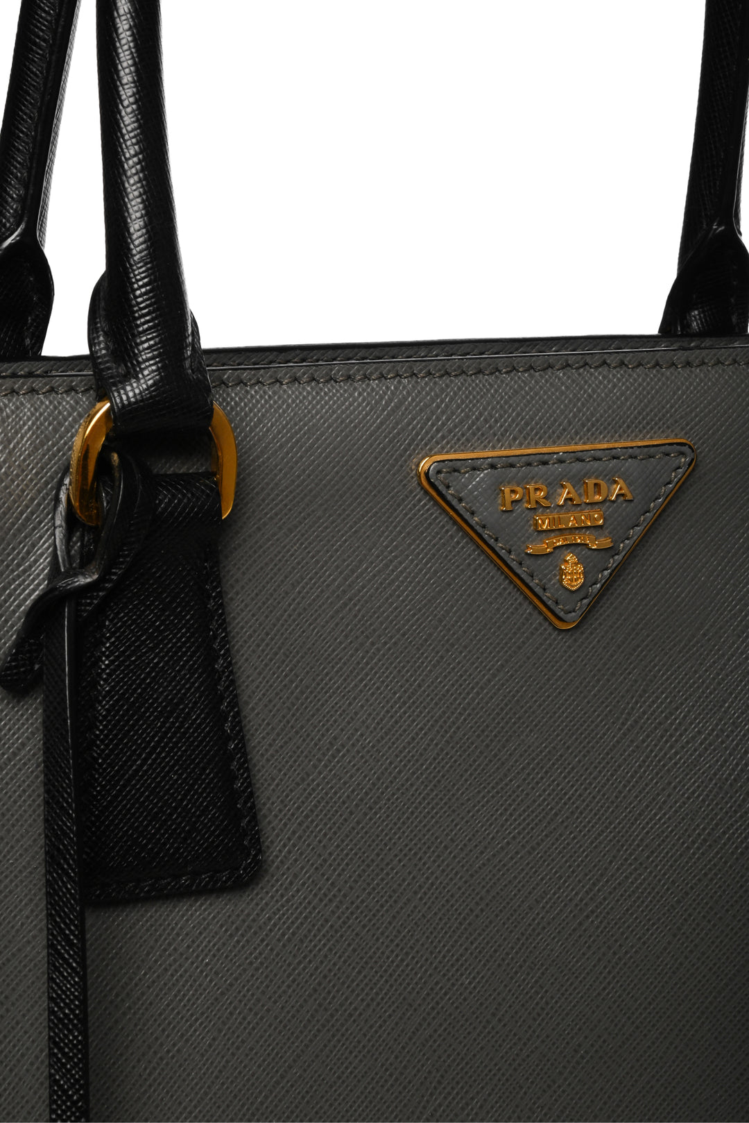 Prada Saffiano Lux Double Zip Tote
