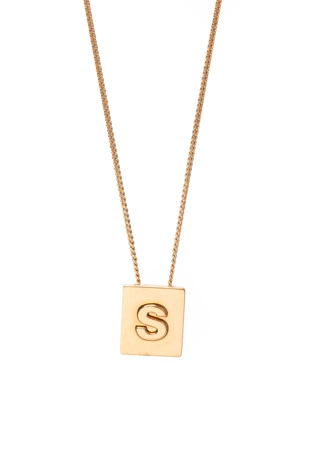 Celine Alphabet S Necklace