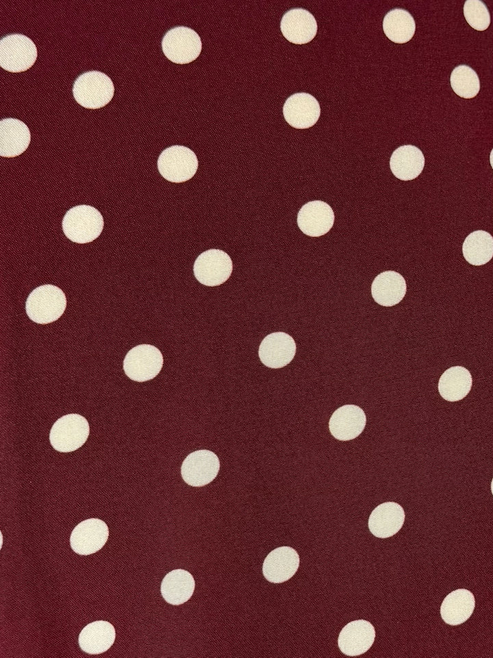 Francoise Paris Size 36 Zaoua Silk Polkadot Pants