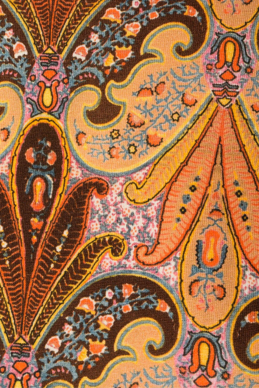 Etro Size XL Paisley Jersey Tops