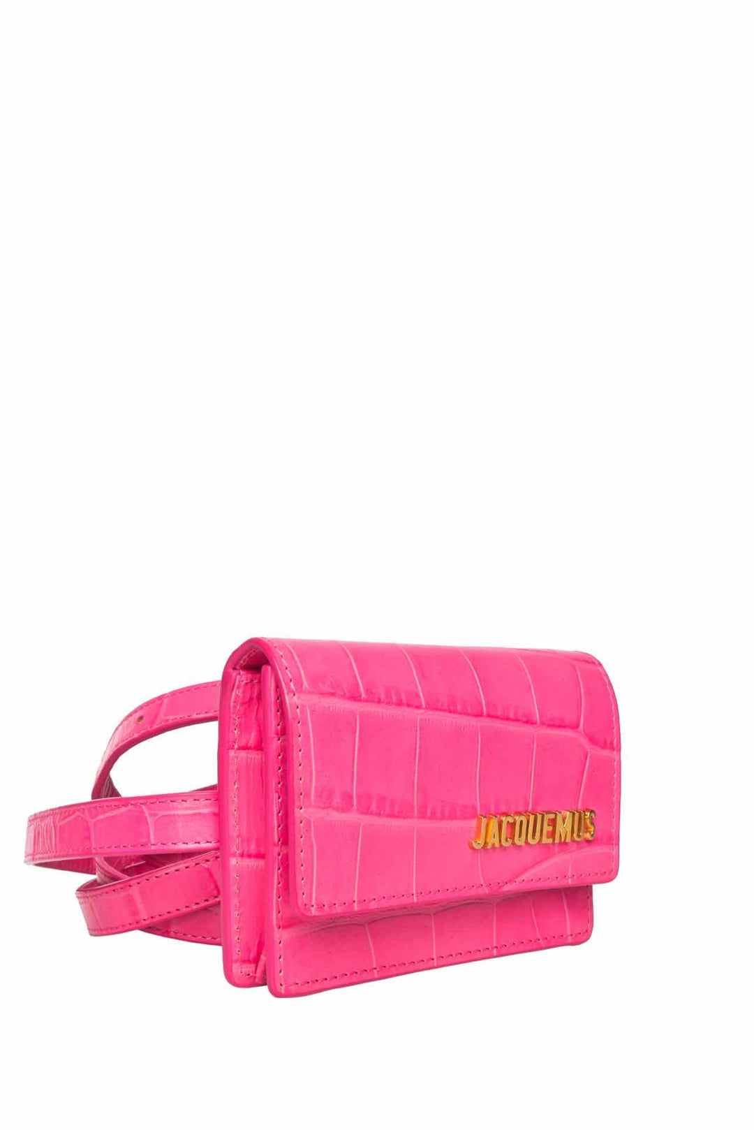 Jacquemus Croc Embossed Leather La Ceinture Bello Belt Bag