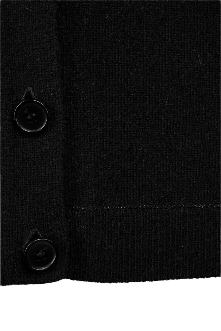 Lafayette 148 Size L Cashmere Sequin Embellished Cardigan