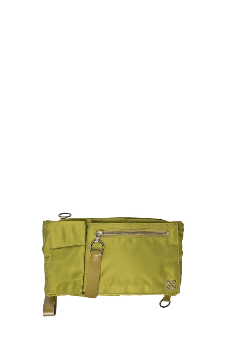 Off White Nylon Sporty Fanny Pack