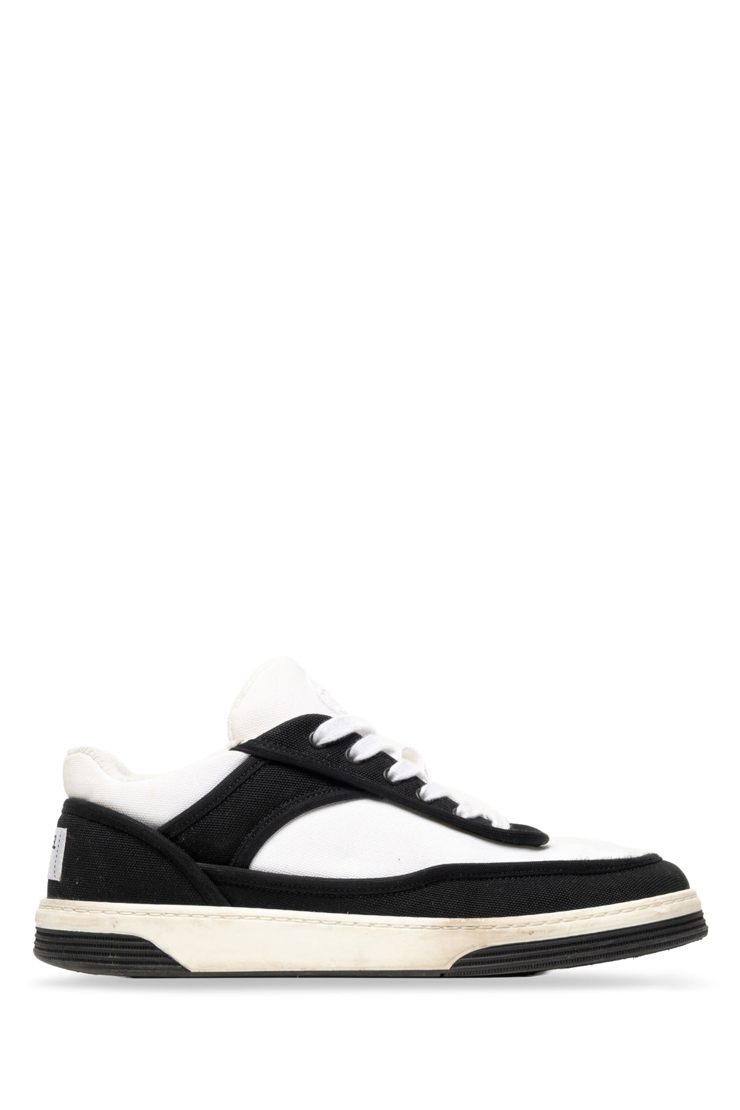 Chanel Size 36 Interlocking CC Fabric Sneaker