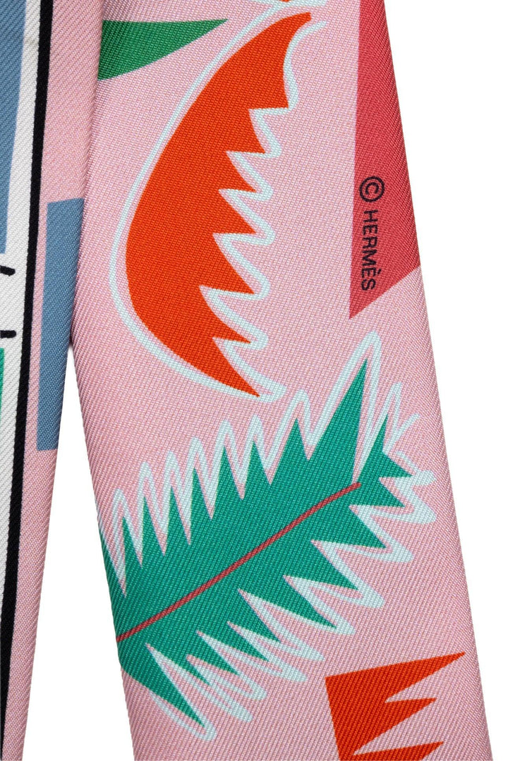 Hermes Sea Surf and Fun Twilly Scarf