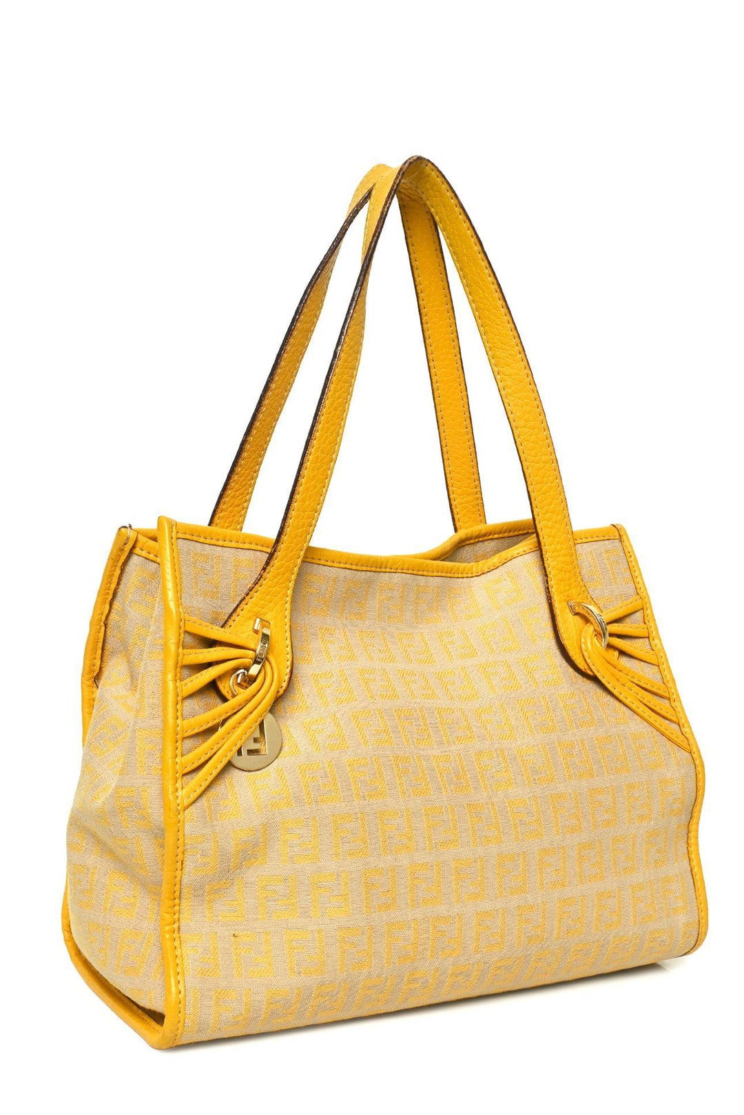 Fendi Vintage Zucca Canvas Roll Bag