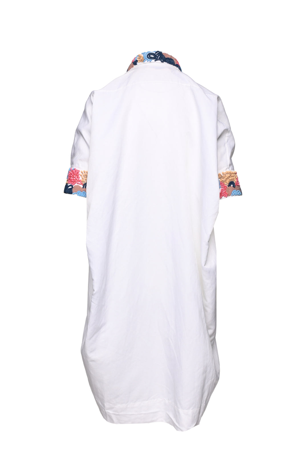 Eudon Choi Size 6 Bead Embellished Shirt Dress