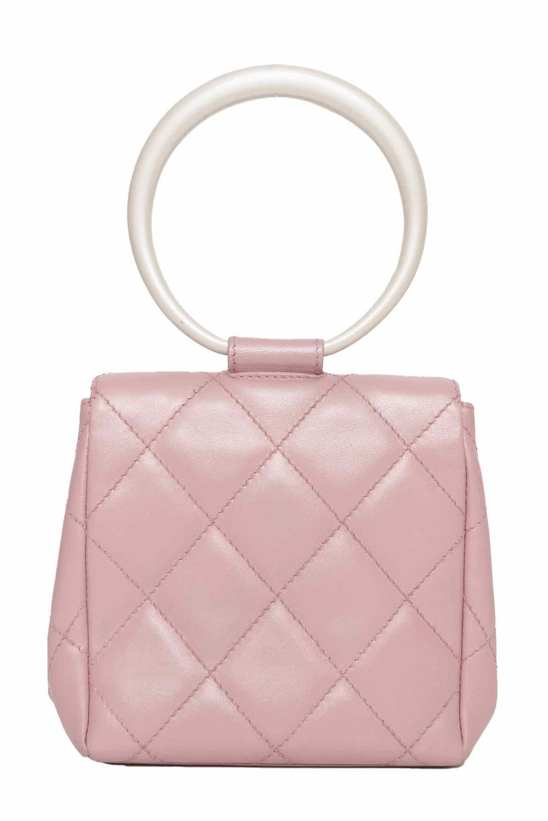 Chanel Vintage 2000-2002 Mini Ring Handle Bracelet Bag