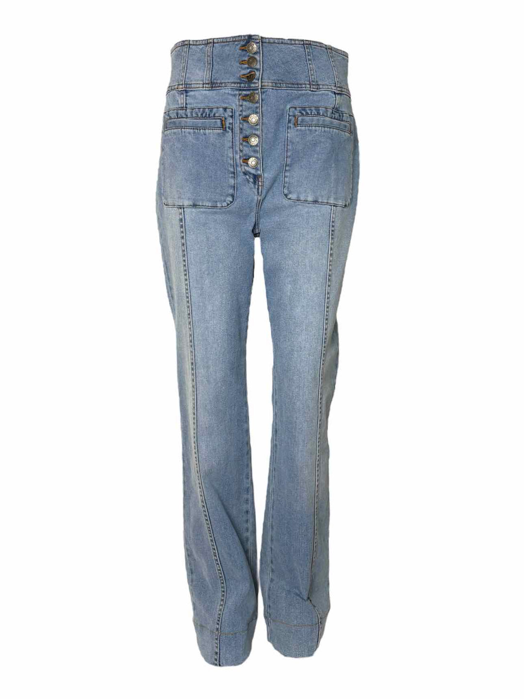 Ulla Johnson Exposed Button Fly  Size 10 Jeans