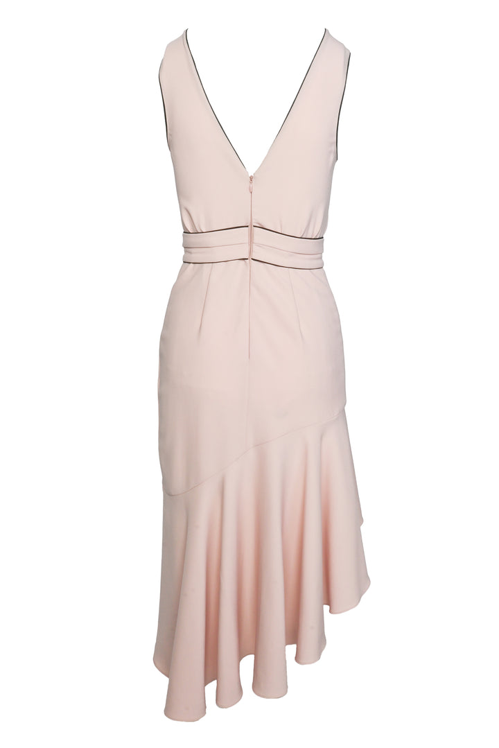 Sachin & Babi Size 0 Asymmetrical Bow Midi Dress