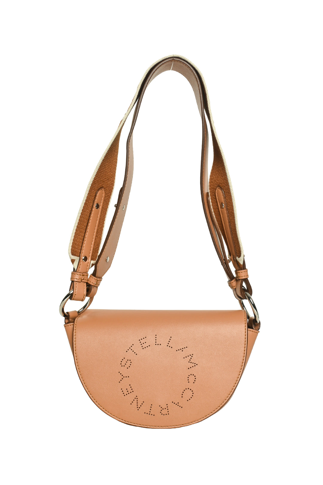 Stella Mccartney Alter Nappa Vegan Leather Linea Logo Shoulder Bag
