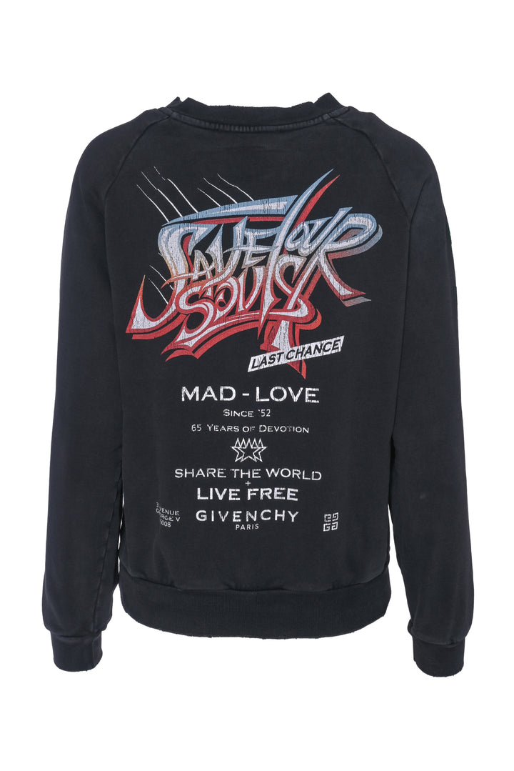 Givenchy Size S Save Your Souls Sweatshirt
