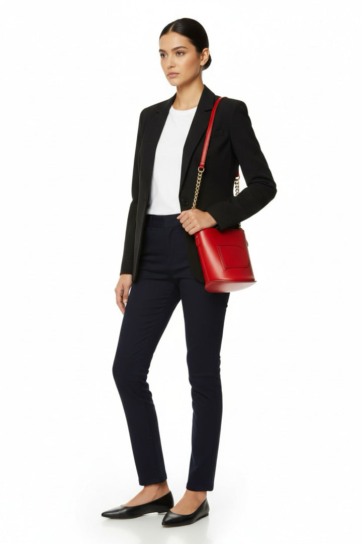 Delvaux Le Pin Mini Bucket Shoulder Bag